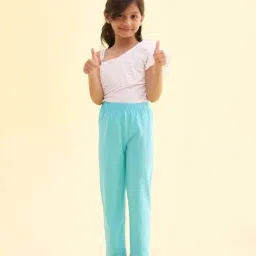Go Colors! Kids Baby Mint Cotton Slim Fit Leggings-image-15