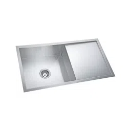 Parryware Esqua 36x19x8 inch Matt Finish Stainless Steel Single Bowl Kitchen Sink, C856599-image-62