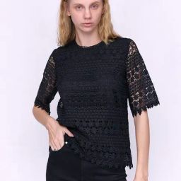 Cover Story Black Lace Top-picture-24