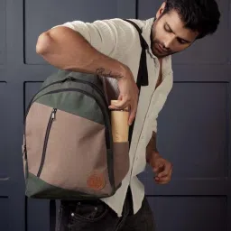 Mona B 15 Brown Large Backpack image 3