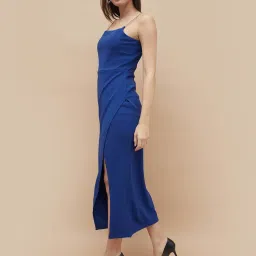 Code By Lifestyle Blue Regular Fit Dress image 3
