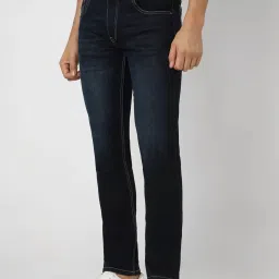 Van Heusen Navy Slim Fit Jeans image 3