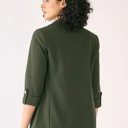 SALT ATTIRE Open Front Casual Blazer image 4