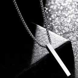 Roadster Silver-Plated Geometric Pendants with Chains-picture-50