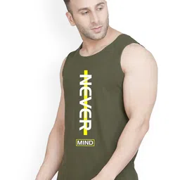 slowloris SLOWLORISI Pack Of 2 Cotton Printed Gym Vests image 3