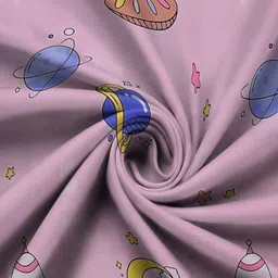 WEAVE AND DECOR Pink Cartoon Characters 300 TC Bedsheet with 2 Pillow Covers image 3