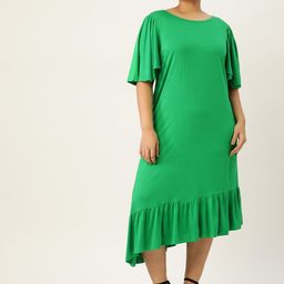 theRebelinme Flutter Sleeve A-Line Midi Dress-picture-22