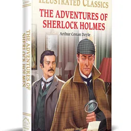 wonder house books The Adventures of Sherlock Holmes : Illustrated Abridged Children Classic English Novel with Review Questions (Hardback)-picture-28
