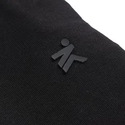 Doreme Terry Knit Full Length Solid Color Lounge Pant - Black image 3