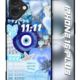 QRIOH Conversational Printed iPhone 16 Plus Back Case Mobile Accessories image 4