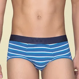 XYXX Men Pack of 2 Cotton Striped Linea Micro Modal Basic Briefs XYBRF2PCKN729 image 5