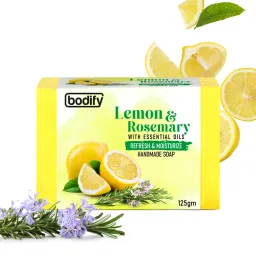 Bodify Lemon Rosemary Soap Refresh Moisturize Natural Extracts for Refreshing Bathing Experience image 4