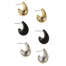 OOMPH Teardrop Shaped Drop Earrings image 3