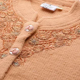 BAESD Women Floral Embroidered Front-Open Sweater image 5