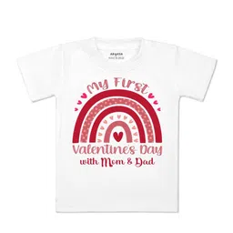 Arvesa Kids Typography Printed Applique T-shirt-picture-25