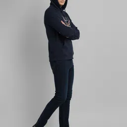 Moda Rapido Men Graphic Printed Cotton Pullover Hooded Sweatshirts image 4