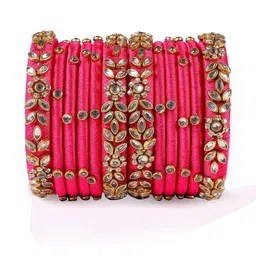 Saumakshi Designs Set of 2 Plastic Bangles-picture-39