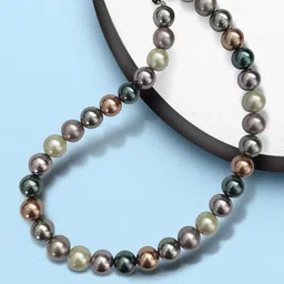 Peora Silver-Plated Pearls Beaded Necklace-picture-43