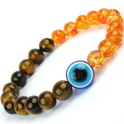 Divine souvenirs Unisex Artificial Beaded Elasticated Bracelet-picture-16