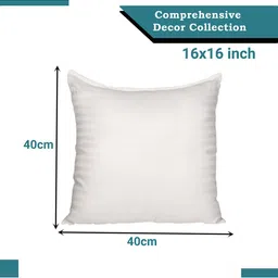 Kuber Industries White 5 Pieces Soft Cotton Cushion image 3