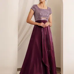 Miss Chase Women Embellished Maxi Dress image 4