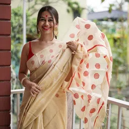 bansari textiles Pure Cotton Banarasi Saree image 4