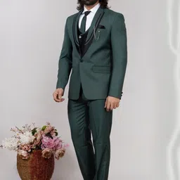 AEN FASHION Slim-Fit Single-Breasted 3-Piece Suits image 5