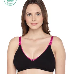 Inner Sense Antimicrobial Maternity Nursing Bra - Black-picture-22