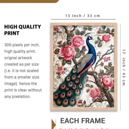 WALLLANE Brown Wood Wall Art image 2