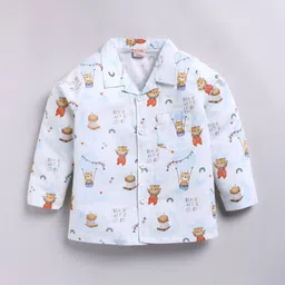 SNUGGLY MONKEY Unisex Kids Printed Night suit image 3