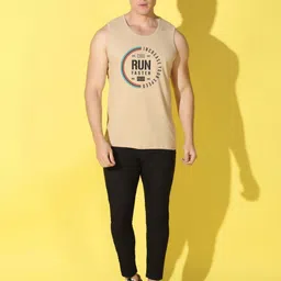 WOOSTRO Men Typography 2 Printed Applique Slim Fit T-shirt image 3