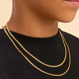 LITCHI Gold-Toned Stainless Steel Necklace image 2