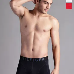 tommy hilfiger Men's Multi Coloured Solid Cotton Trunk-picture-25
