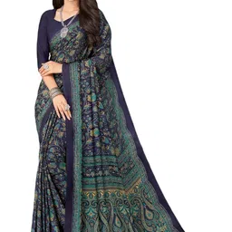 DURGA EMPORIO Printed Saree With Blouse Piece image 2