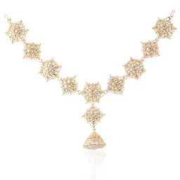 Grlie Beaded Sheeshphool with Maang Tikka image 2