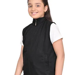BAESD Girls Fleece Lightweight Open Front Jacket image 4