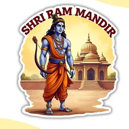 giftshala GIFTODAY Brown & Blue Printed Durable Decorative Magnet image 5