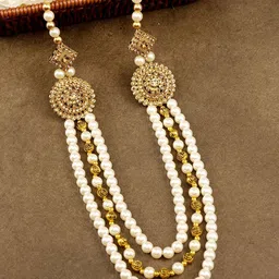 JIYANSHI FASHION Gold-Plated Pearl-Beaded Necklace-picture-22