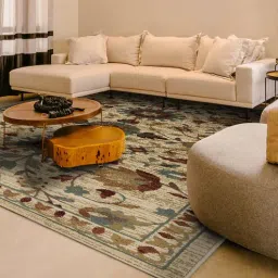 sapana carpet-mats Beige Traditional 3 ft x5 ft Carpet-picture-25