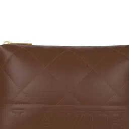 Lavie Textured Structured Sling Bag With Fringed image 5