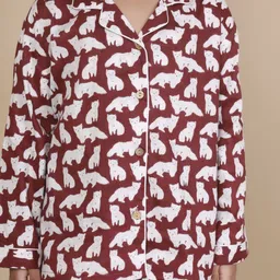 BREATHABLES Unisex Kids Printed Night suit image 2