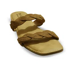 DEKA Shoes Women Woven Design Open Toe Slip-On Flats-picture-24