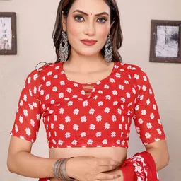 Moda Rapido Floral Saree image 4