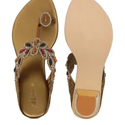 Solefoot Embellished Party Block Sandals image 2