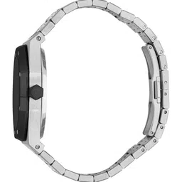 Roberto Cavalli Men Textured Dial & Bracelet Style Straps Analogue Watch RC5G154M0085 image 3