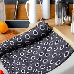 REVEXO White & Black Printed Water-Resistant Shelf Liner-picture-30