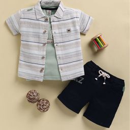 KIDZELLO Boys Printed T-shirt with Shorts-picture-48