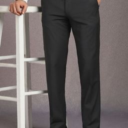 Louis Philippe Men Slim Fit Formal Trousers-picture-43