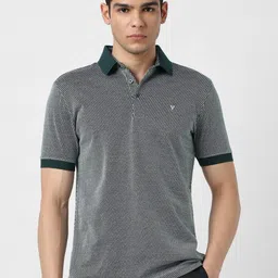 Van Heusen Men Printed Polo Collar Pockets T-shirt-picture-56
