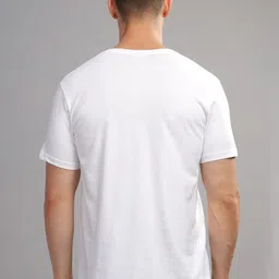 ADRO Men Typography Printed Applique T-shirt image 4